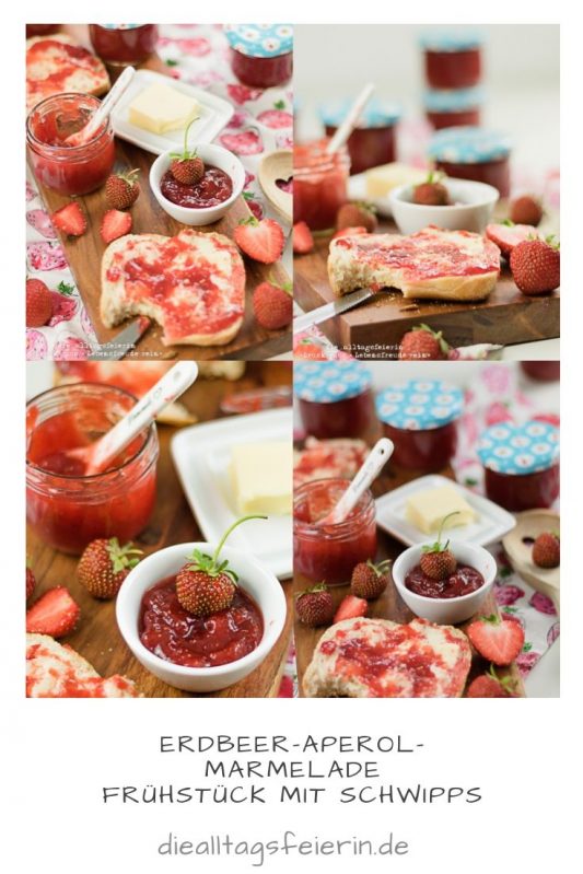 Erdbeer-Aperol-Marmelade, Erdbeermarmelade