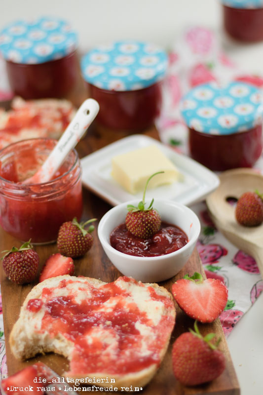 Erdbeer-Aperol-Marmelade, Erdbeermarmelade