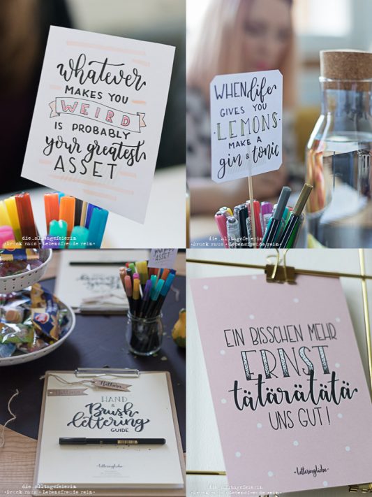 Miris Letteringliebe, dapp ned ins bächle, Hand lettring, Lettering Workshop in Freiburg