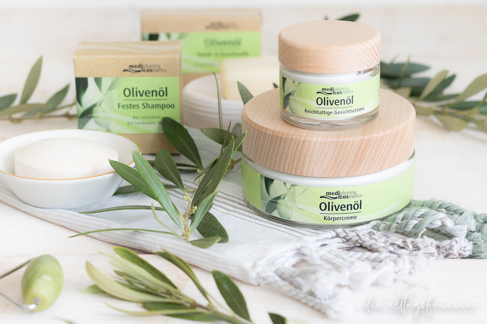 Werbung - Seifenschalen-DIY und meine Erfahrungen mit der neuen nachhaltigen Olivenöl-Pflegeserie von medipharma cosmetic - diealltagsfeierin.de