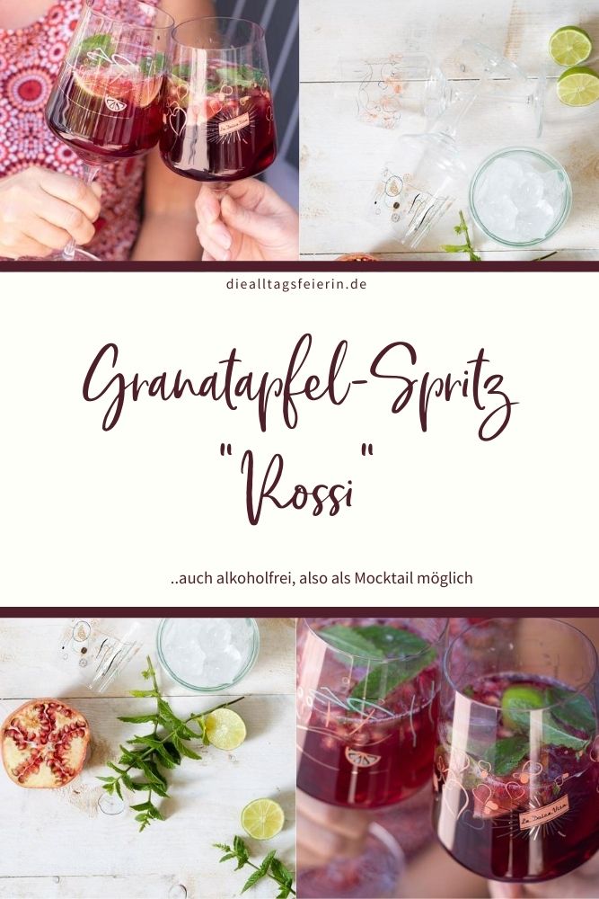 Granatapfel-Spritz, Rossi, das leckere Sommergetränk