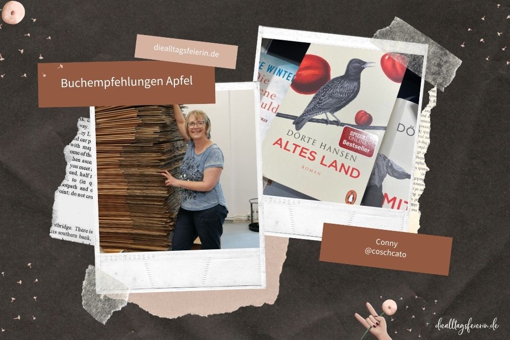 Conny empfiehlt Apfelbücher, Bücher mit dem Thema Apfel., diealltagsfeierin.de