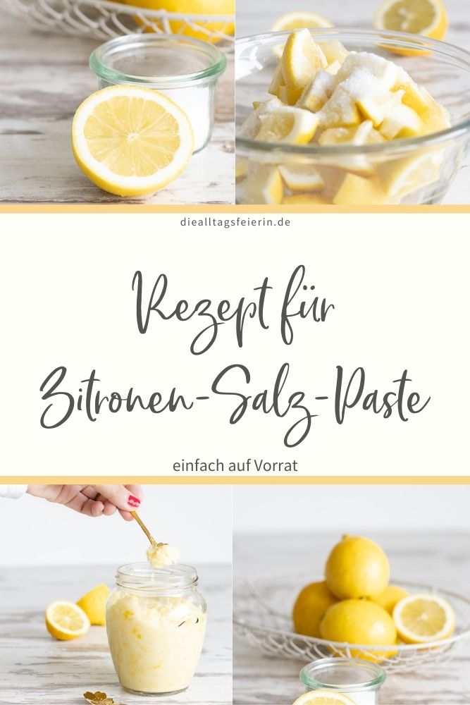 Rezept für Zitronen-Salz-Paste. Nur zwei Zutaten sorgen dafür, dass du immer "Zitronensaft" im Haus hast