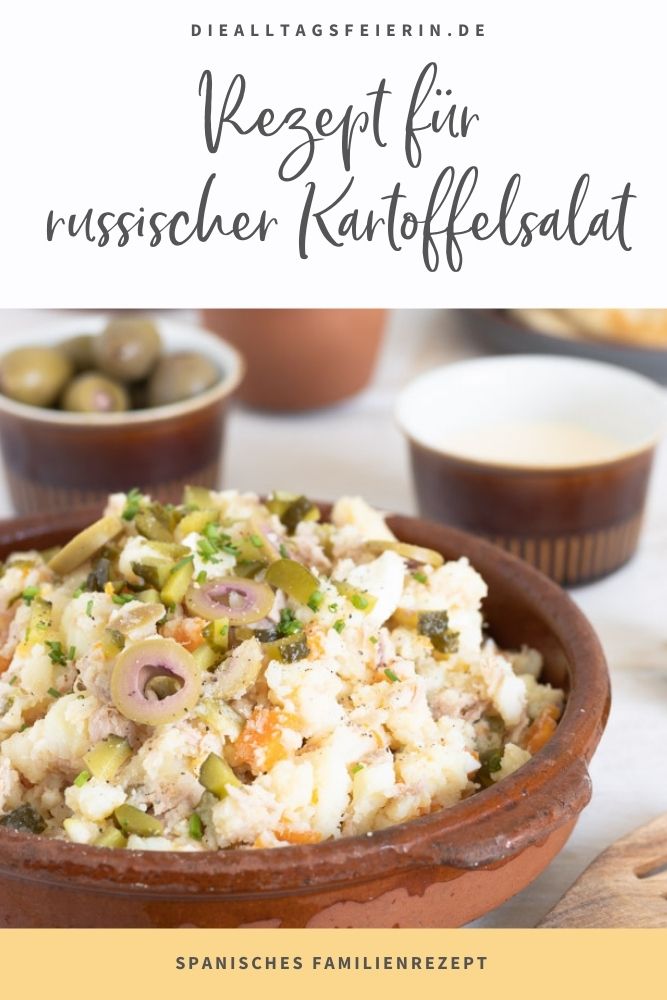 Ensaladilla rusa, Rezept für Russischen Kartoffelsalat