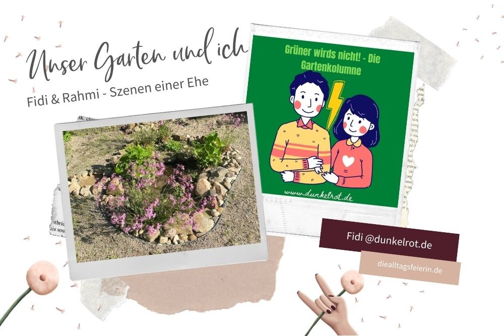 Fidi und Rahm - Szenen einer Ehe - unser Garten und ich, #grünerwirds nicht, diealltagsfeierin.de