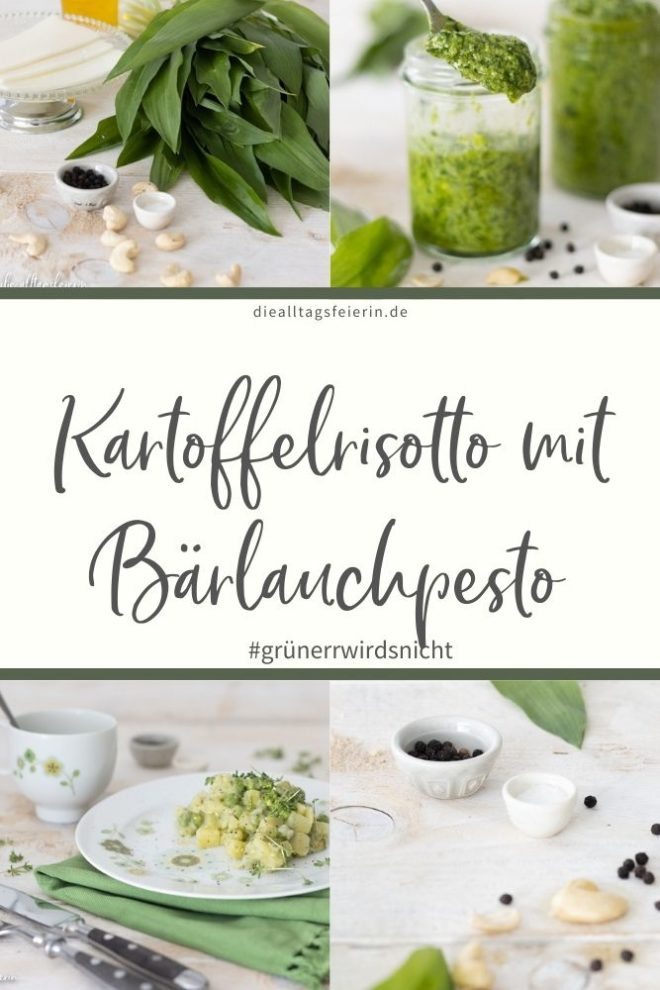 Kartoffel-Risotto mit Bärlauch-Pesto, Rezept auf diealltagsfeierin.de