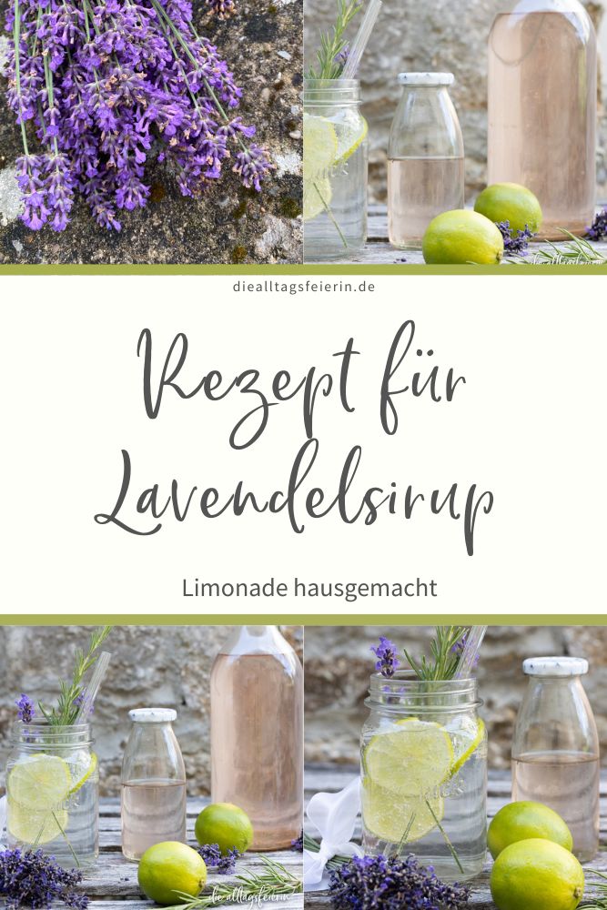 Rezept für Lavendelsirup, diealltagsfeierin.de
