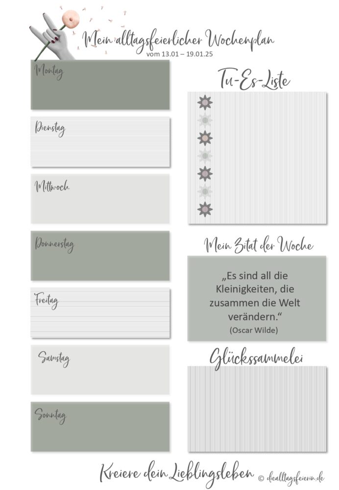 Essensplan No 03-2025, diealltags.de