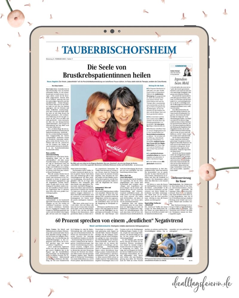 Wochenendfeierei No 06-2025, diealltagsfeierin.de, Artikel LebensHeldin!