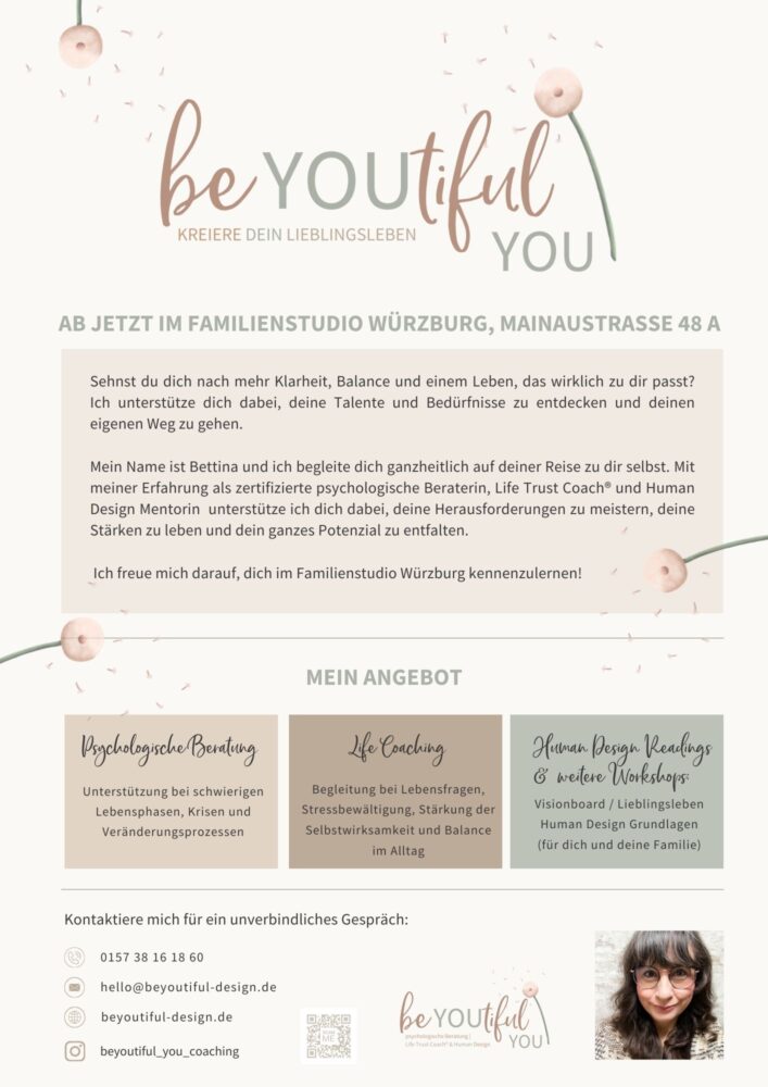 Wochenrückblick No 21-2025, #einfachglückICH diealltagsfeierin.de, Flyer Familienstudio